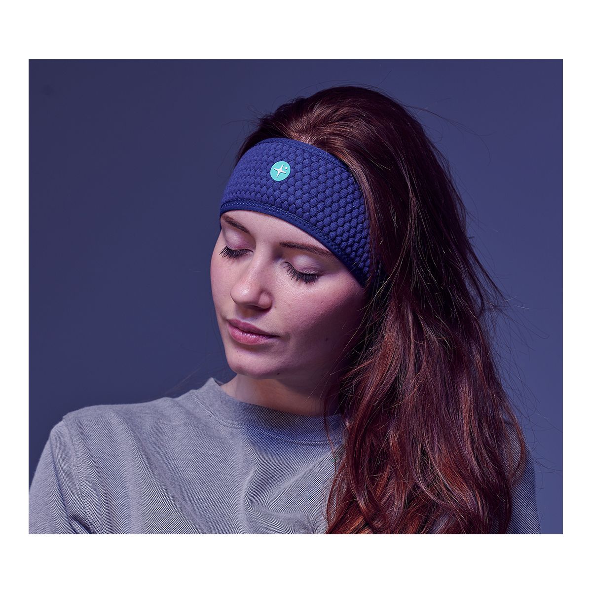 SleepScore Hoomband Wireless Audio Sleep Headband Front_Angled_Left