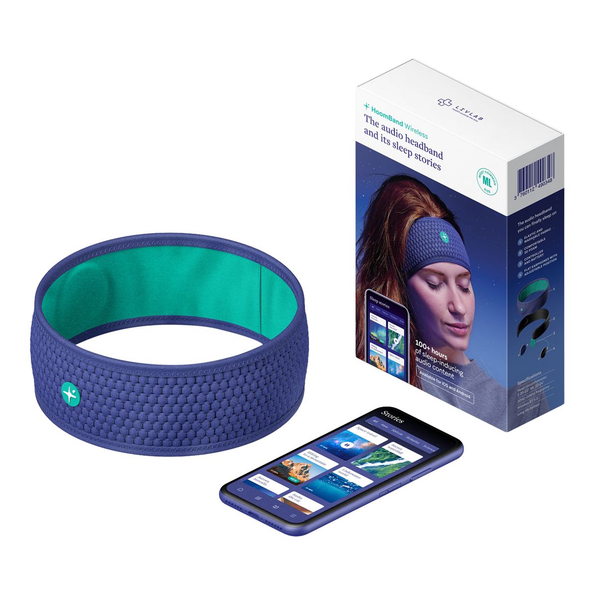 SleepScore Hoomband Wireless Audio Sleep Headband | SportChek