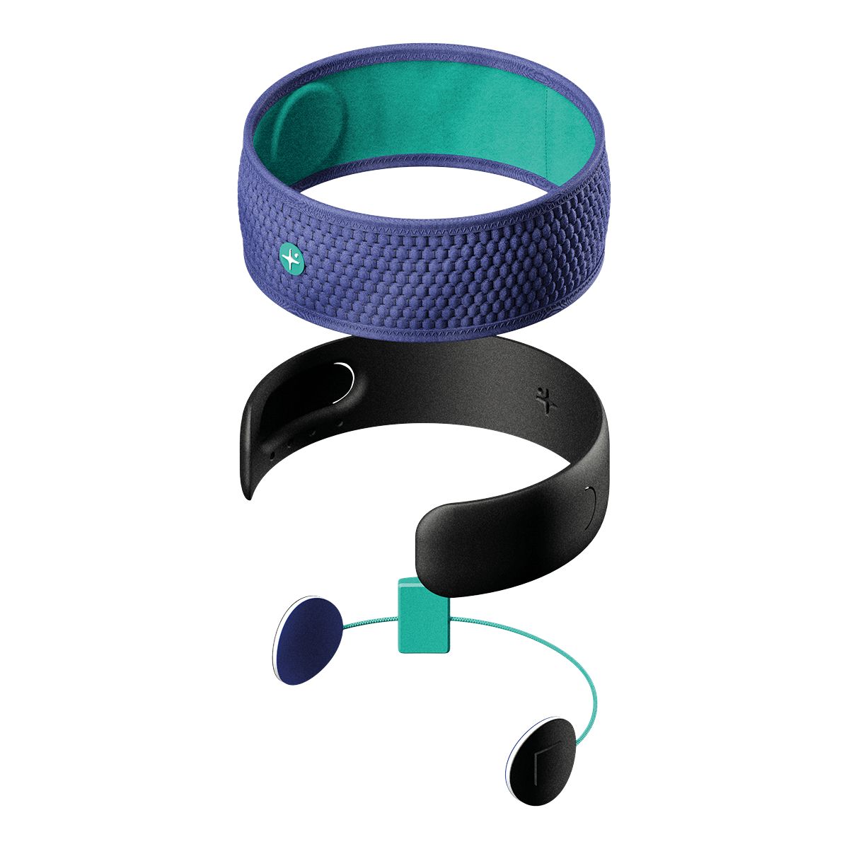 SleepScore Hoomband Wireless Audio Sleep Headband Front_Three_Fourths_Angled_Left