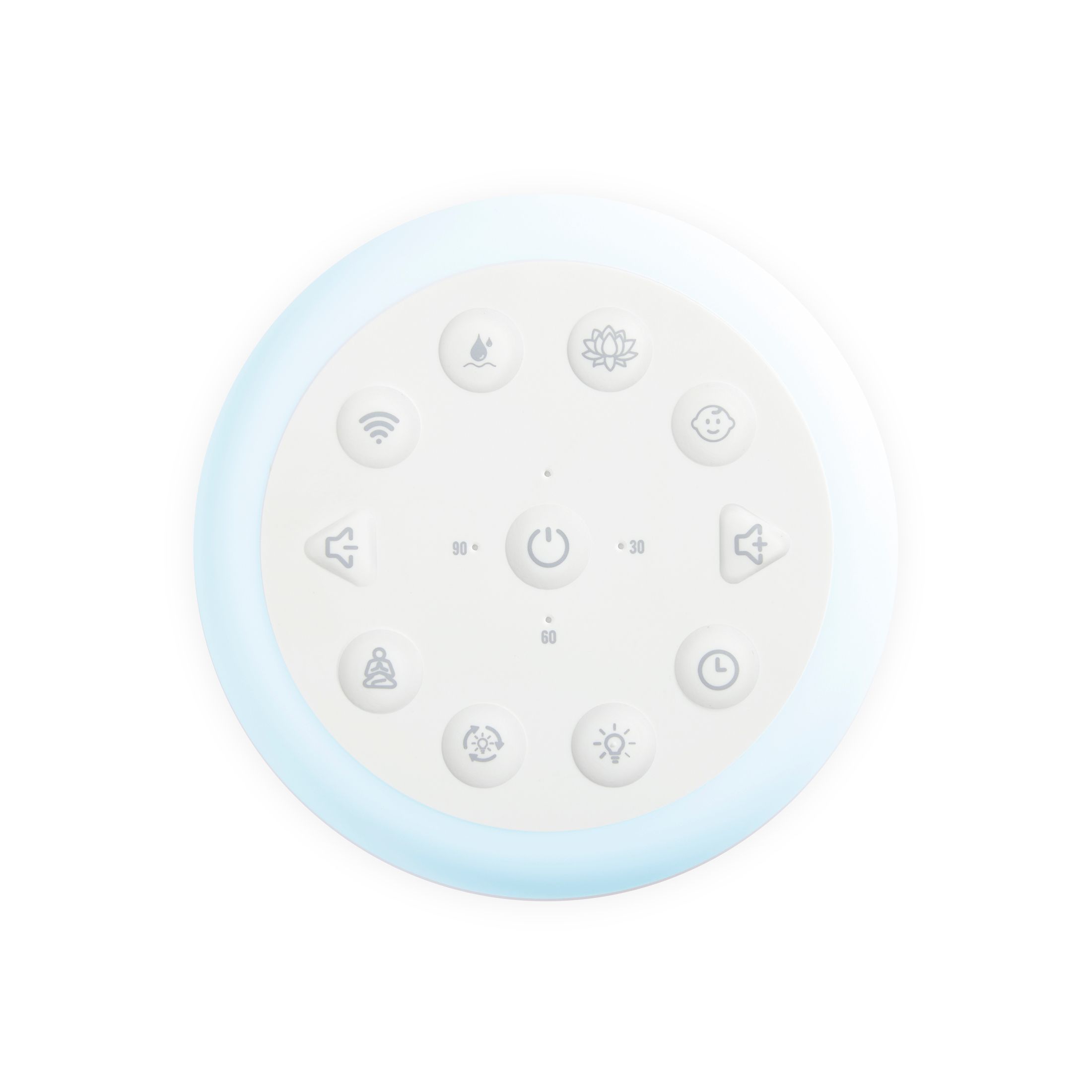 HoMedics Sleep Aura Sound Machine Overhead_Flat