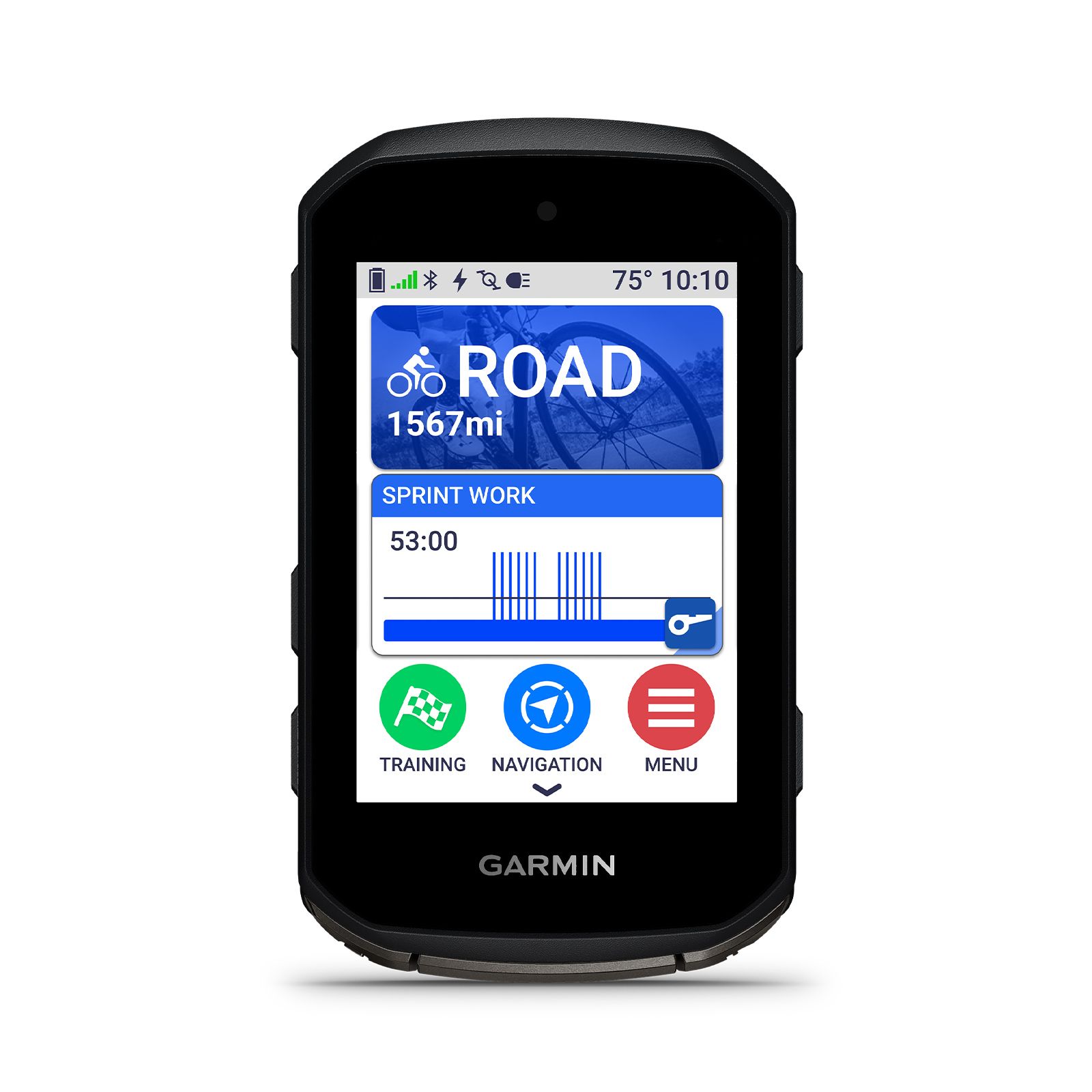 Garmin Edge® 850 GPS Cycling Computer Front_Flat