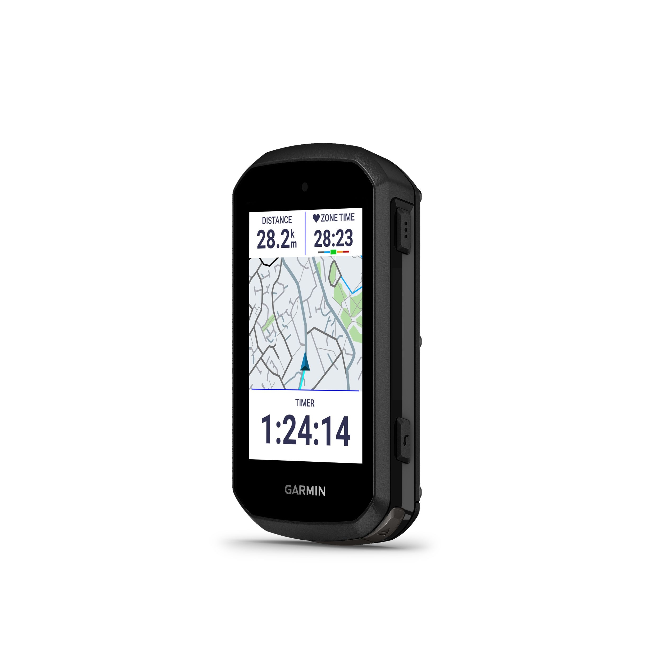 Garmin Edge® 850 GPS Cycling Computer Front_Angled_Left
