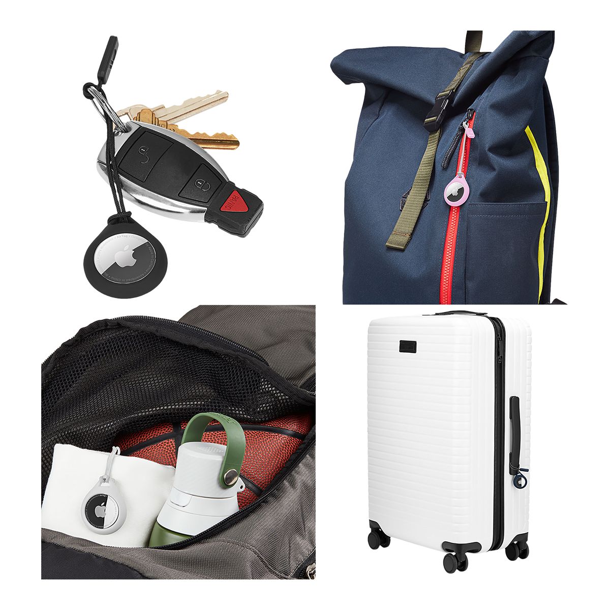 Case Mate Tough Sport Airtag Holder - 4 Pack Composite_or_Mixed