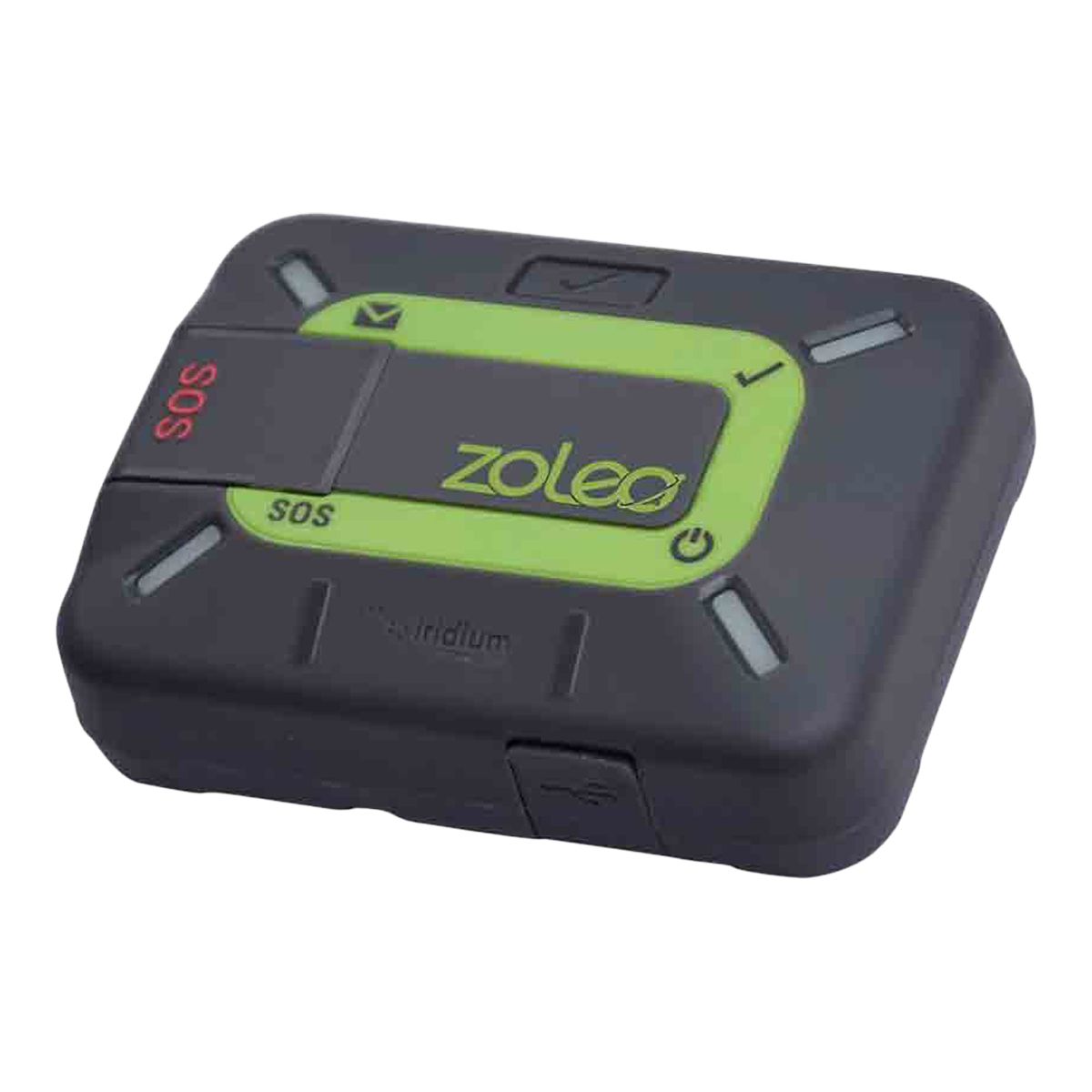 ZOLEO Satellite Communicator Front_Three_Fourths_Angled_Left