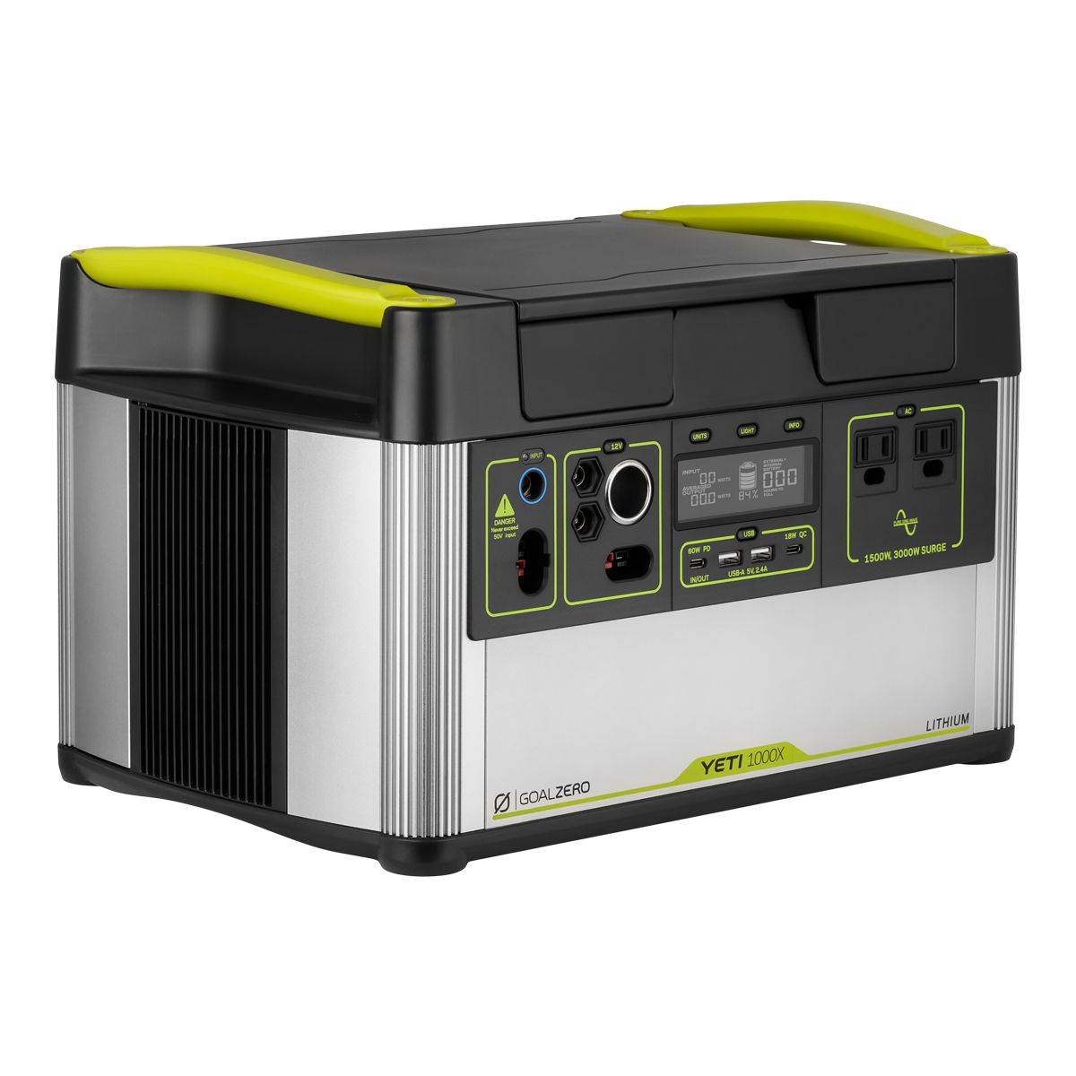 Goal Zero Yeti 1000X Portable Power Station Front_Angled_Right