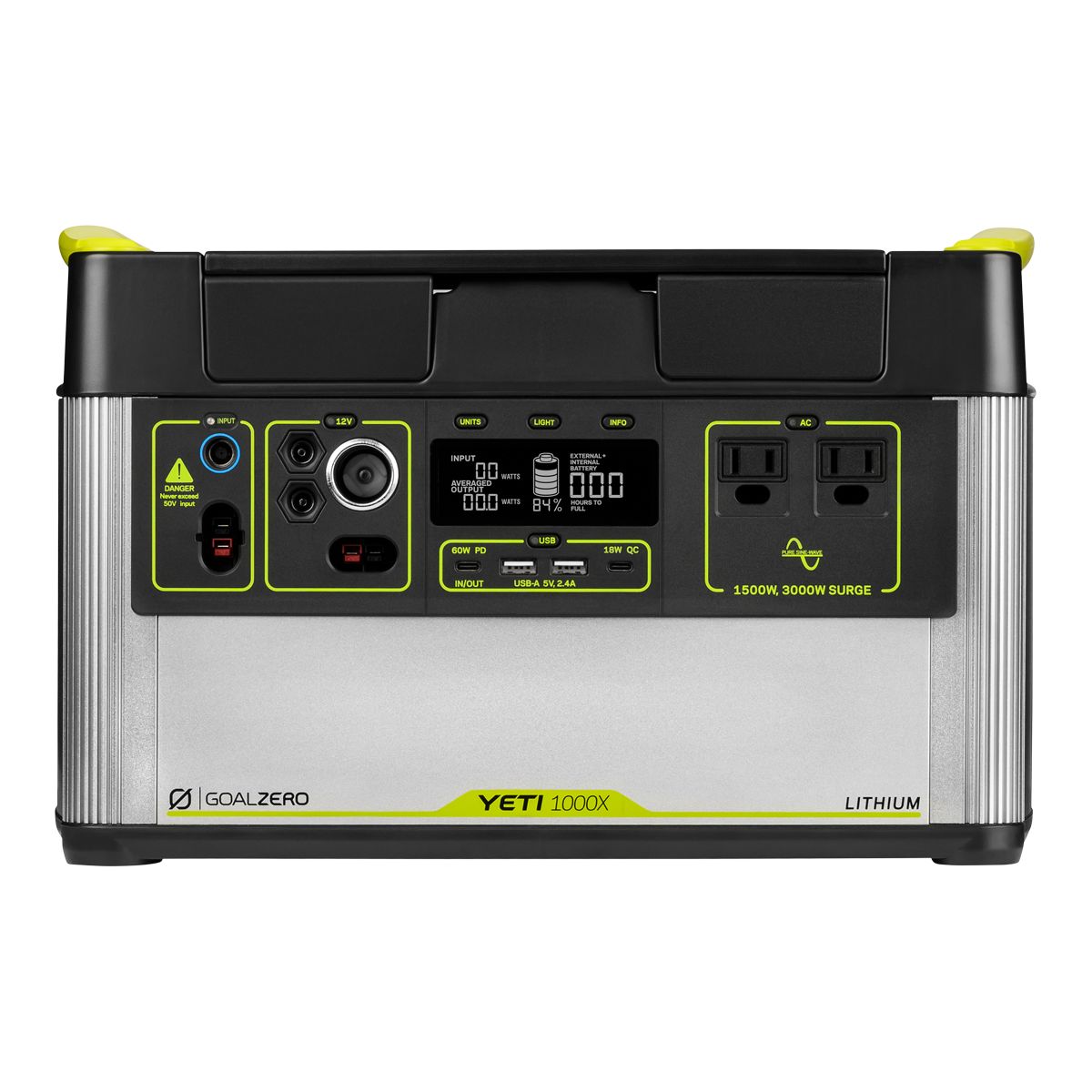 Goal Zero Yeti 1000X Portable Power Station Front_Flat