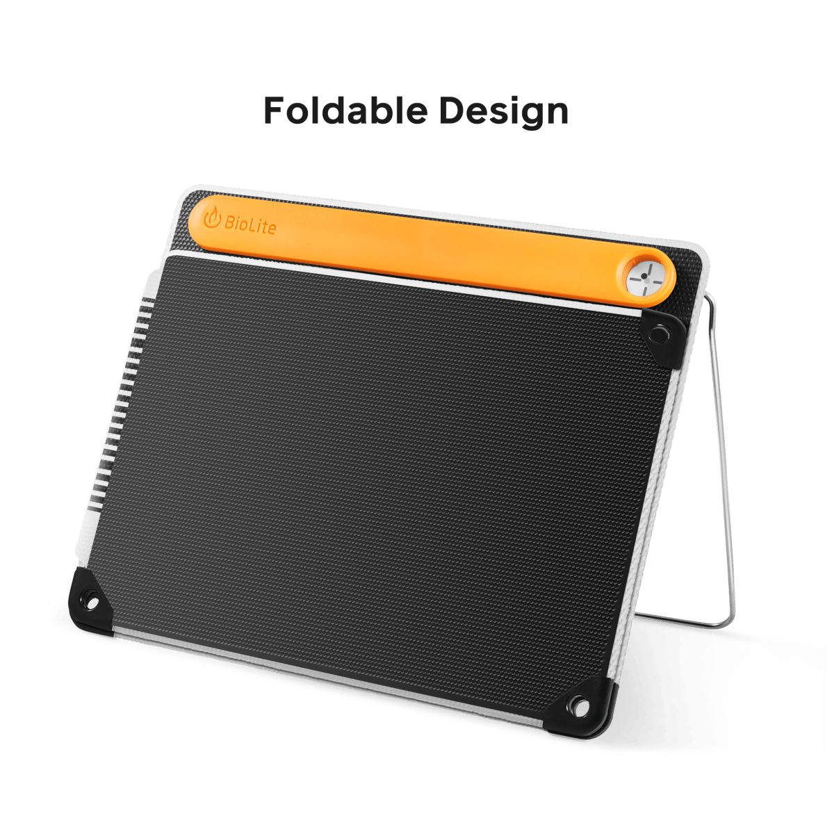 BioLite Solarpanel 10+ Rechargeable Battery Front_Angled_Left