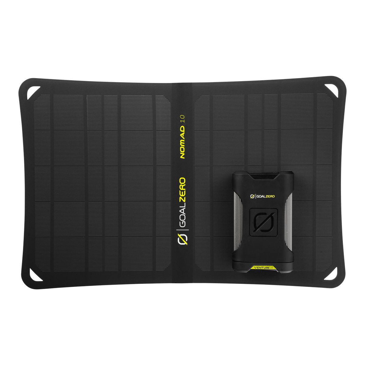 Goal Zero Venture 35 Solar Kit with Nomad 10 Solar Panel Front_Flat