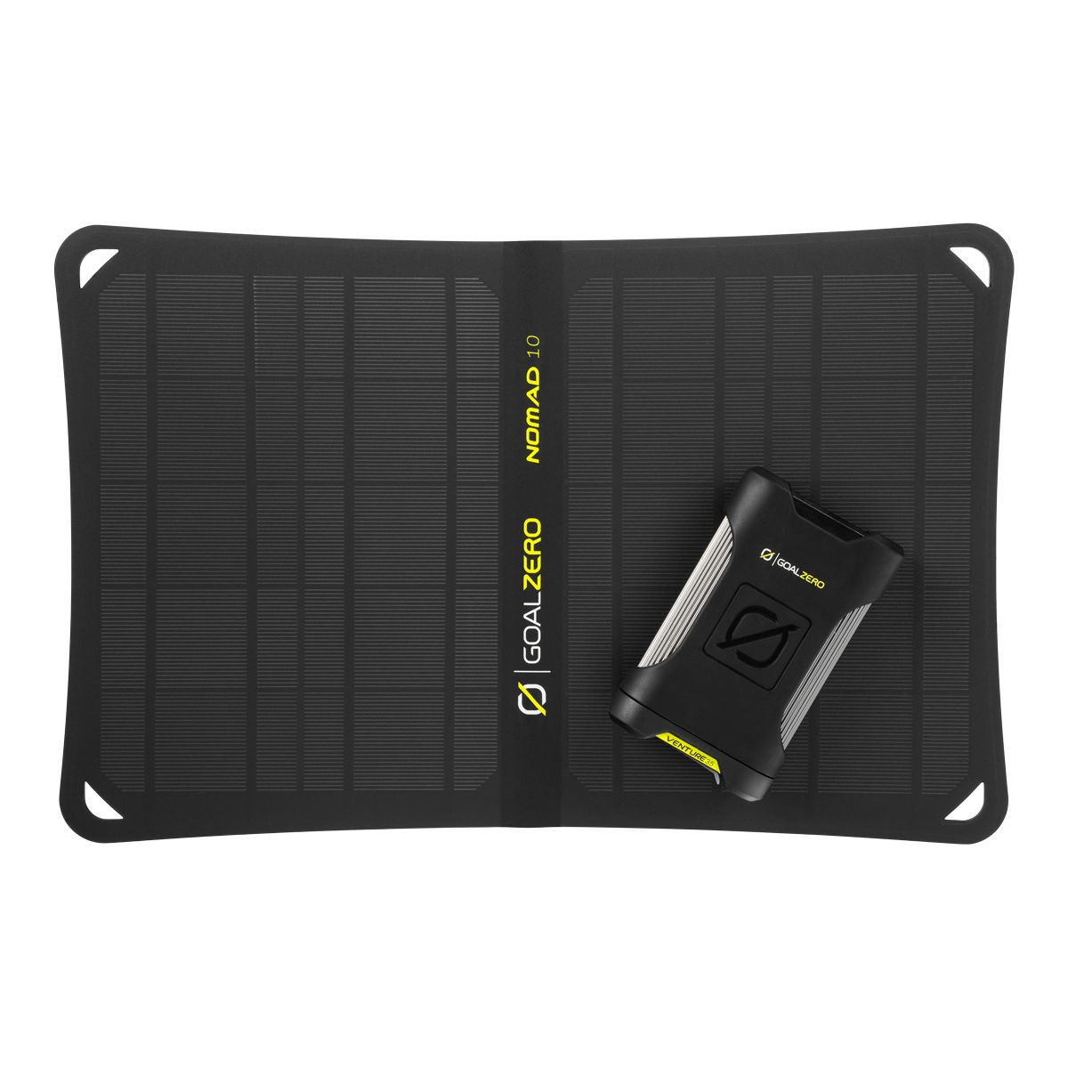 Goal Zero Venture 35 Solar Kit with Nomad 10 Solar Panel Front_Flat