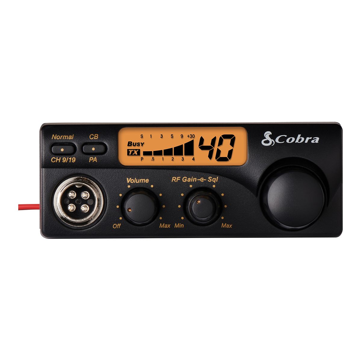 Cobra 40 Channel Recreational LCD CB Radio Front_Flat