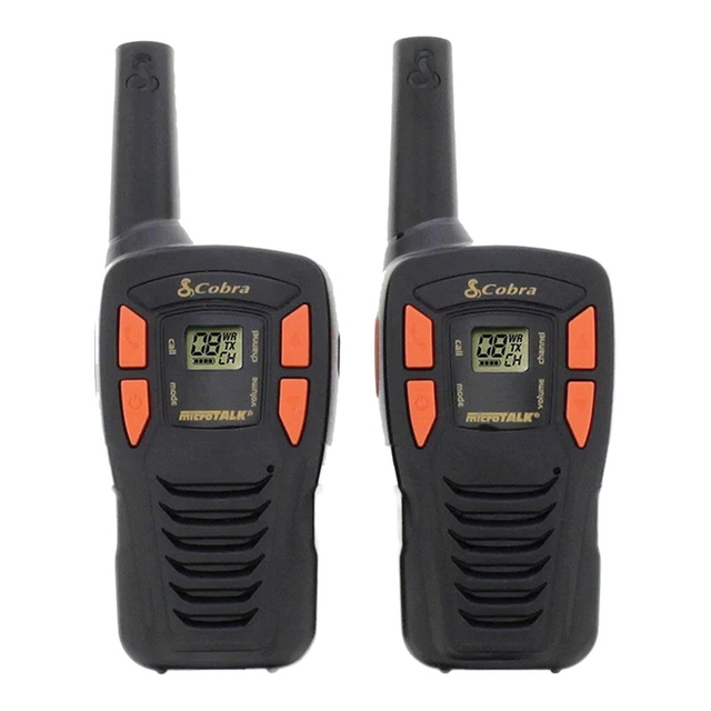 Cobra FRS 16-Mile Range Two-Way Radio – 2 pk Front_Flat