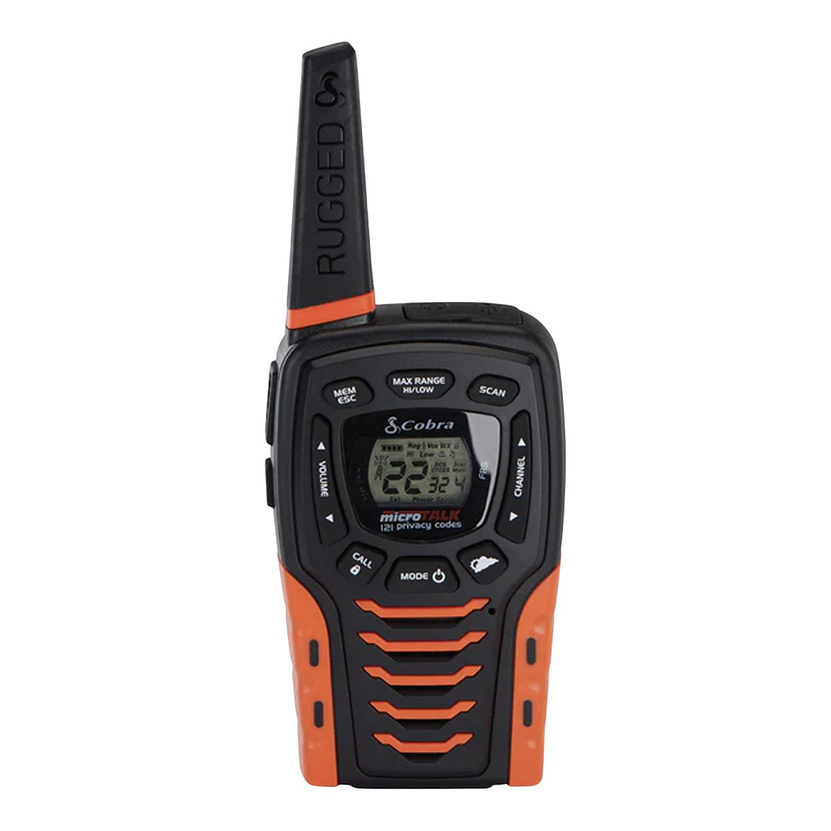 Cobra ACXT645 56 km Range Two-Way Radio 2-pk Front_Flat