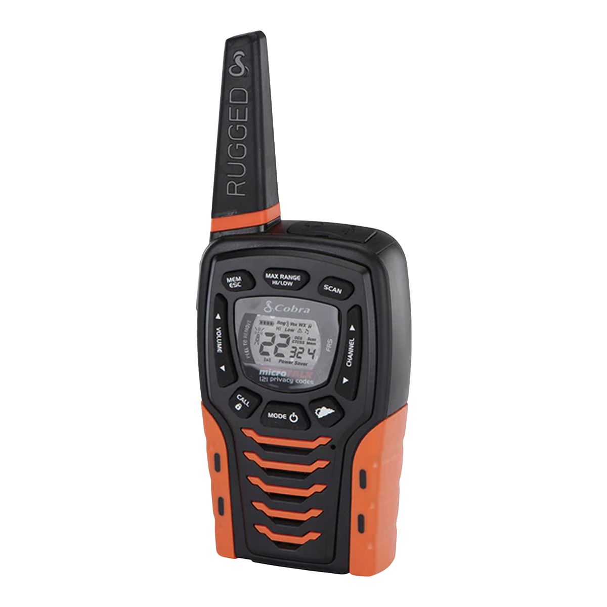 Cobra ACXT645 56 km Range Two-Way Radio 2-pk Front_Angled_Left