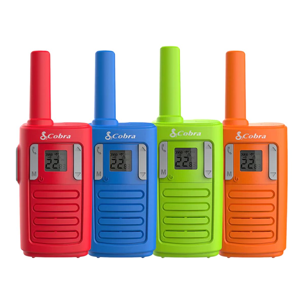 Cobra RX100-4&nbsp;26 km Family Walkie Talkie 4-pk Front_Flat