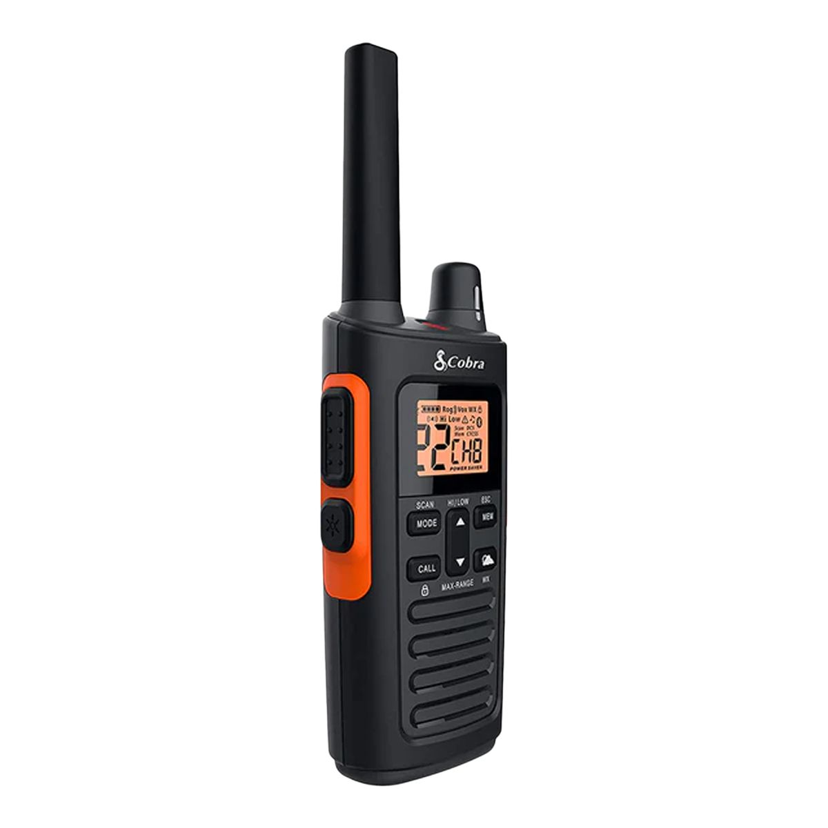 Cobra RX680 61 km Waterproof Walkie Talkie 2-pk Front_Angled_Right