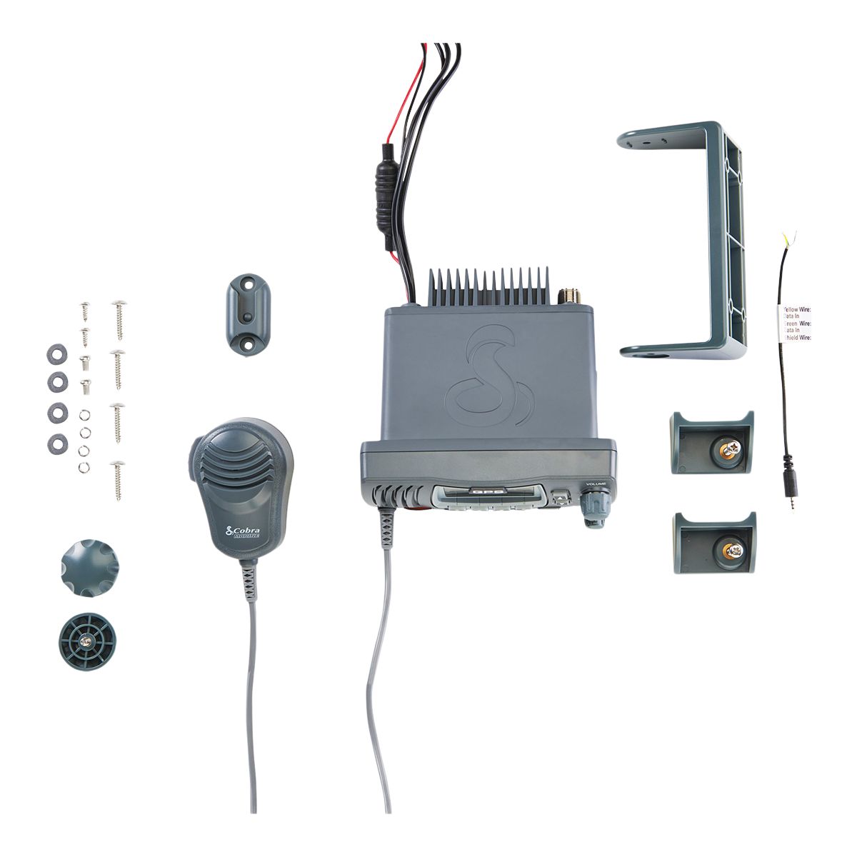Cobra&nbsp;MR F77B GPS&nbsp;25 Watt Fix Mount VHF Marine Radio Composite_or_Mixed