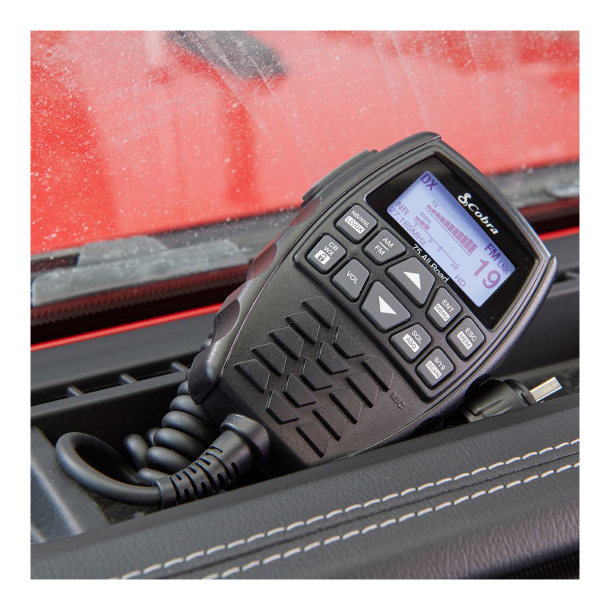 Cobra 75 All Road Wireless CB Radio Front_Three_Fourths_Angled_Right