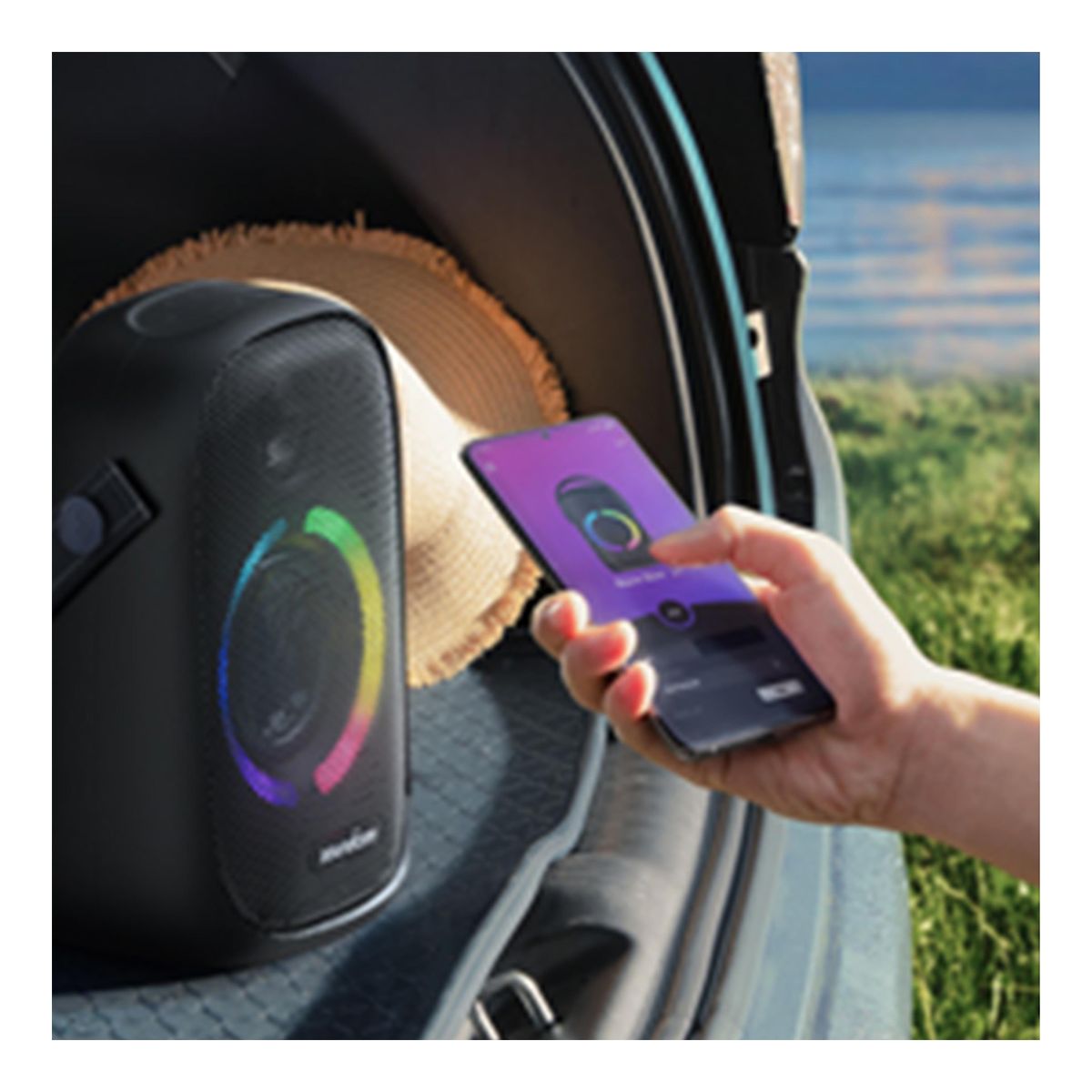 Anker Soundcore Rave Neo Bluetooth Speaker Front_Angled_Right