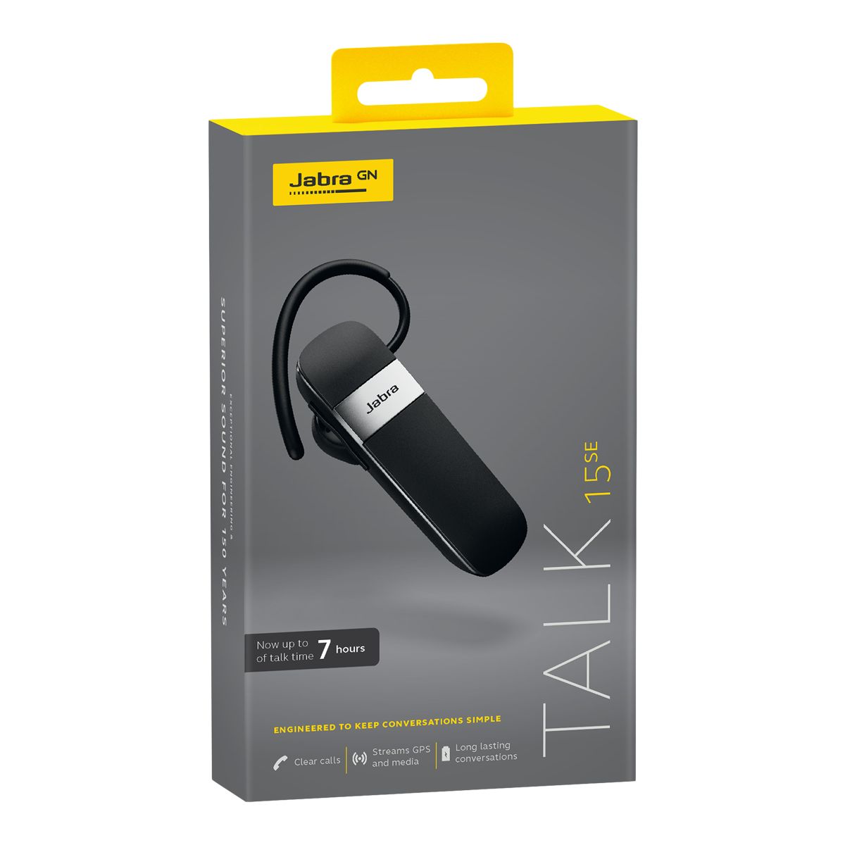 Jabra Talk 15 SE Wireless Mono Headset Front_Angled_Right
