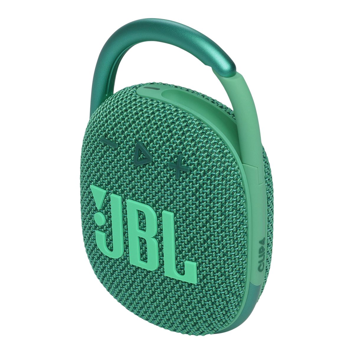 JBL Clip 4 Eco Ultra Portable Speaker Front_Three_Fourths_Angled_Left