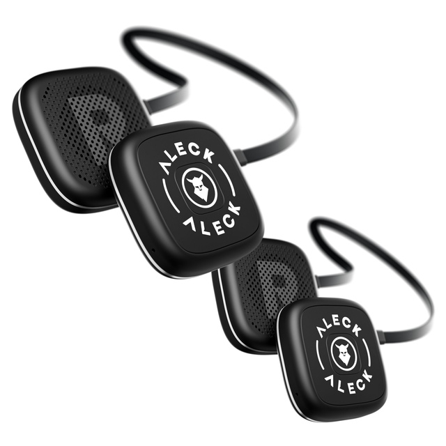 Aleck Nunchuks Wireless Helmet Audio Speaker - 2 Pack Front_Three_Fourths_Angled_Left