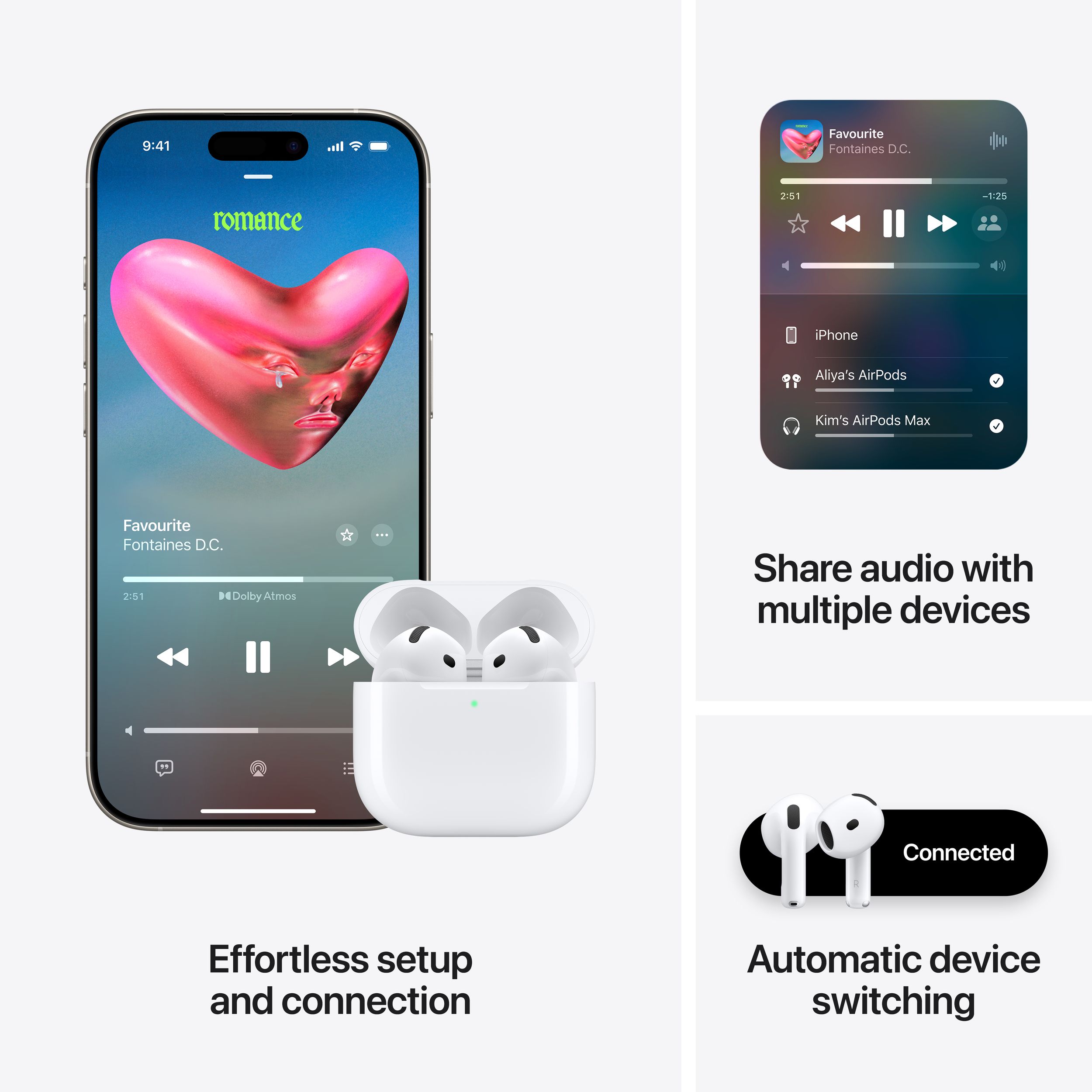イヤホン AirPods 4 / Active Noise Cancellation AirPods 4 with Active Noise Cancellation - Tech Specs
