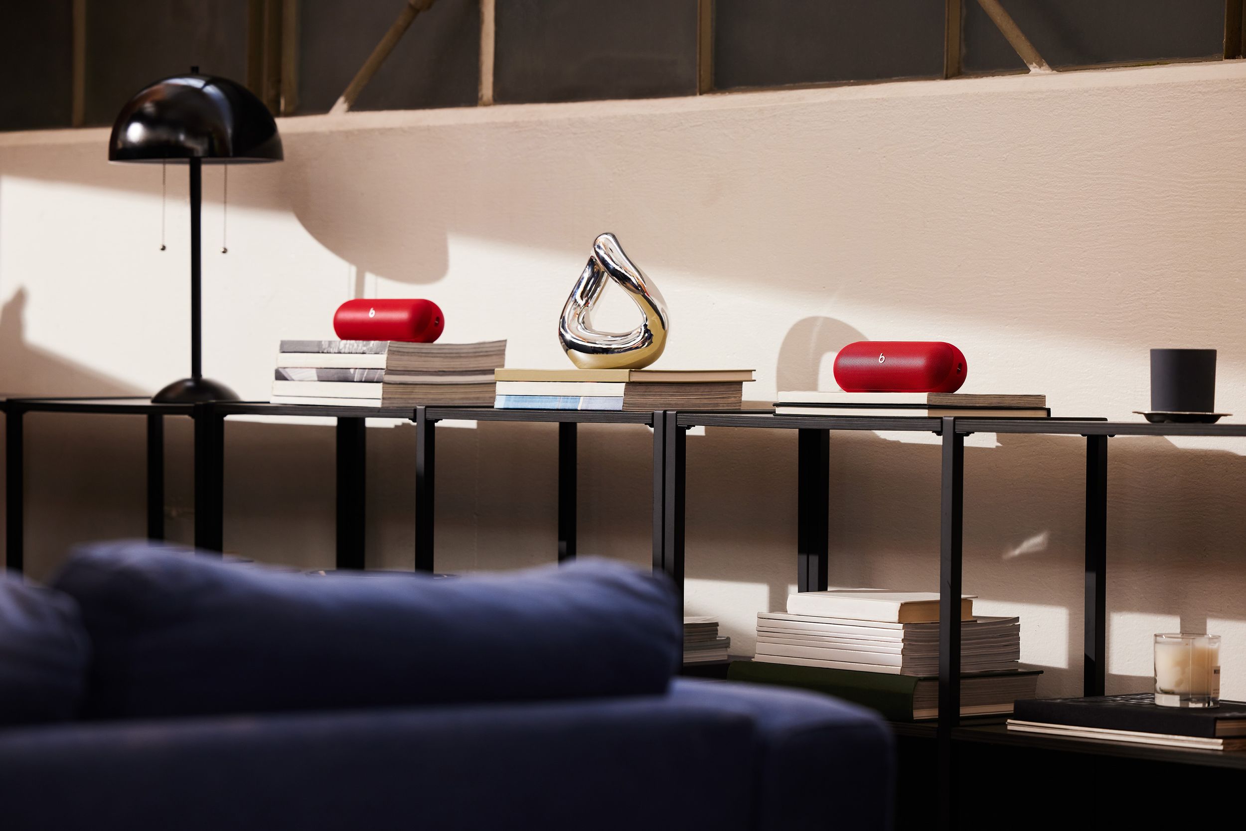 Beats Pill Portable Wireless Bluetooth Speaker Front_Three_Fourths_Angled_Left