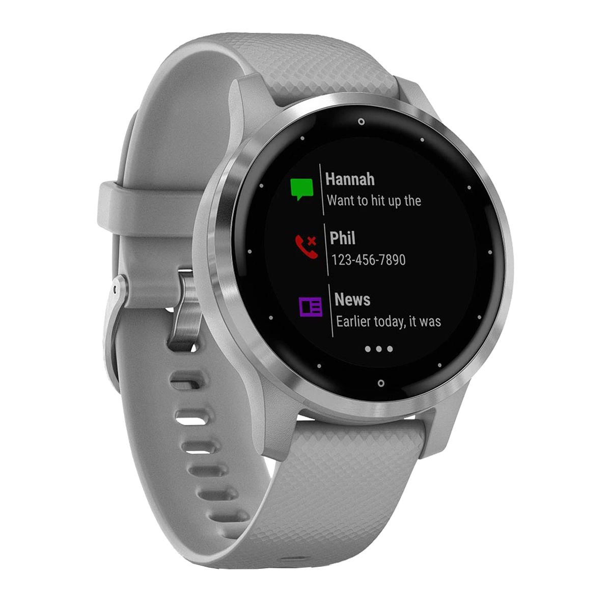 Garmin Vivoactive 4S Smartwatch - Grey/Silver | Atmosphere