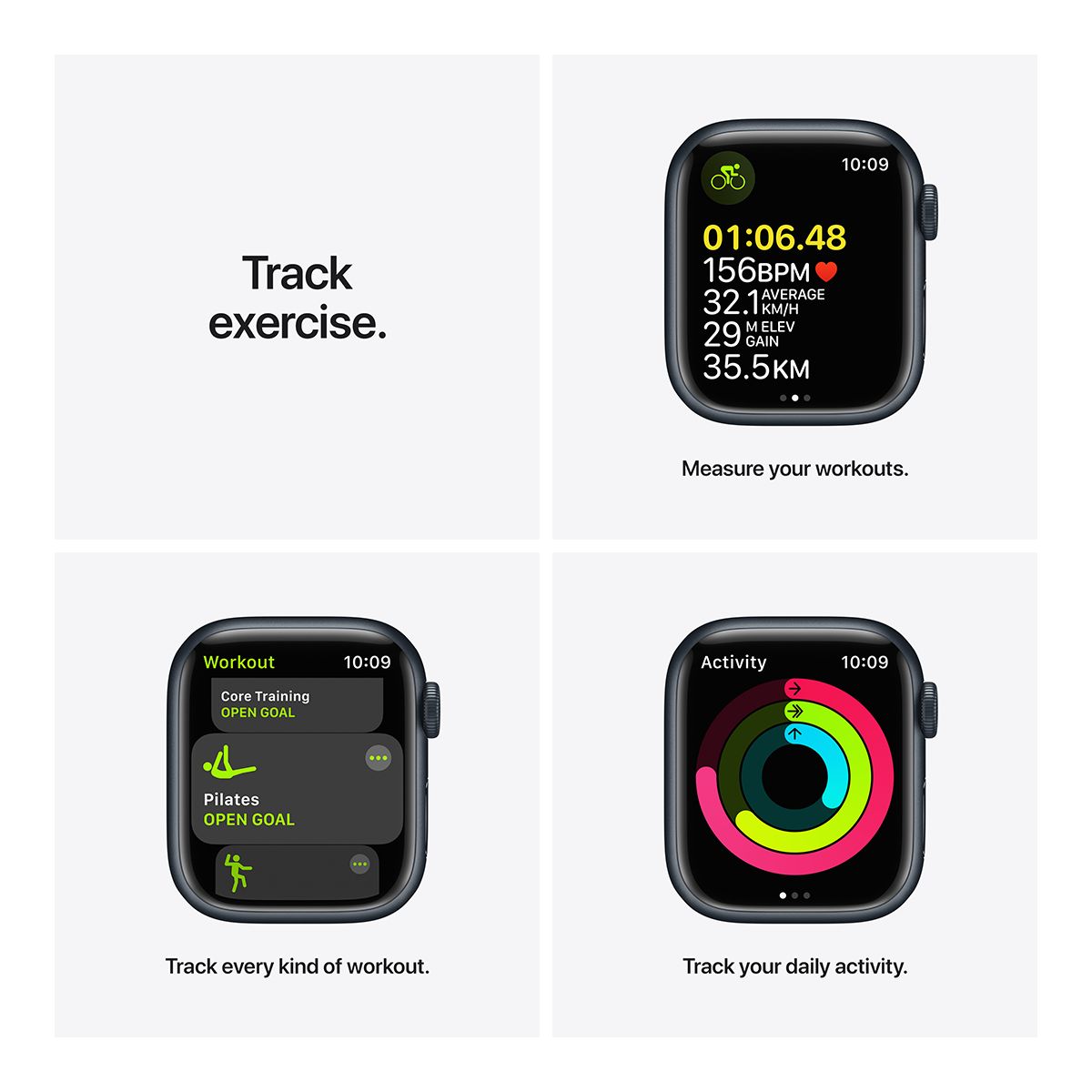 Apple Watch Series 7 (GPS+Cellular) 41mm Front_Flat