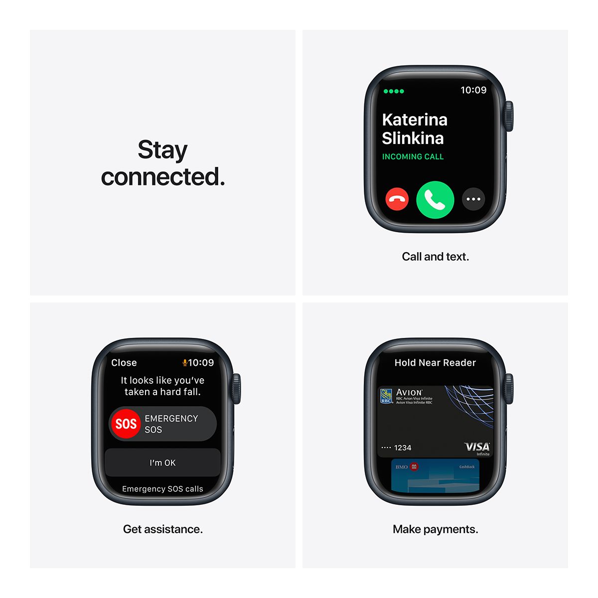 Apple Watch Series 7 (GPS+Cellular) 41mm Front_Flat