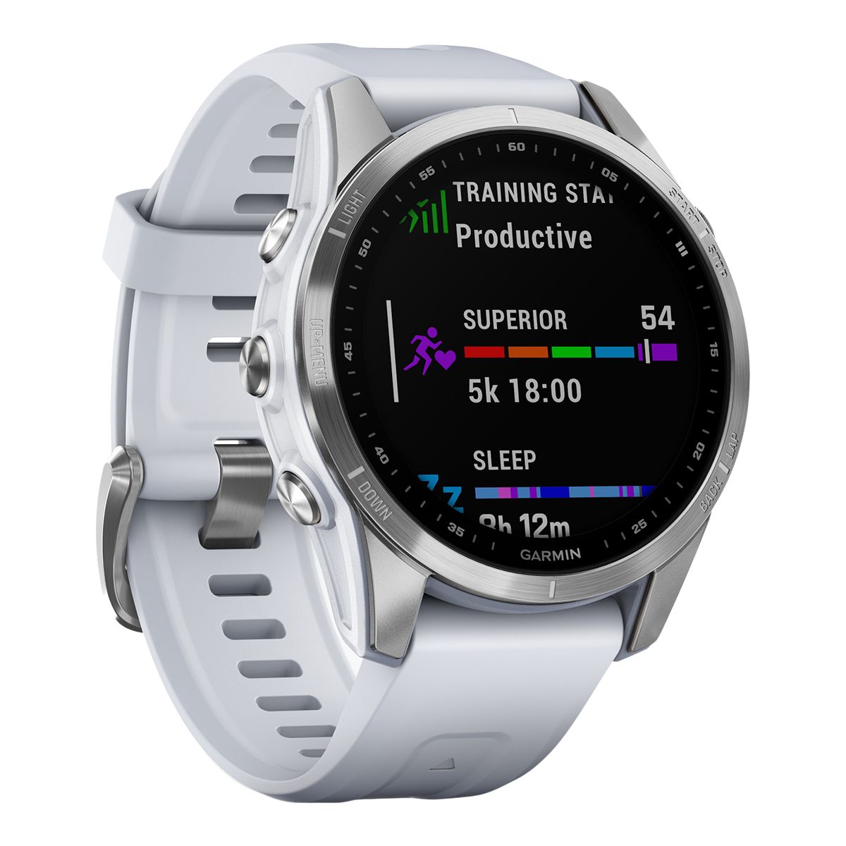 Garmin Fēnix® 7S Standard Edition Fitness Watch Front_Angled_Right
