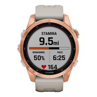 Garmin Fēnix® 7S Solar Edition Fitness Watch, 33 mm, Workout, Heart Rate Monitor Front_Flat