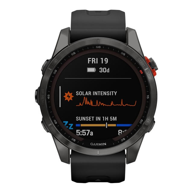 Garmin Fēnix® 7S Solar Edition Fitness Watch, 33 mm, Workout, Heart Rate Monitor
