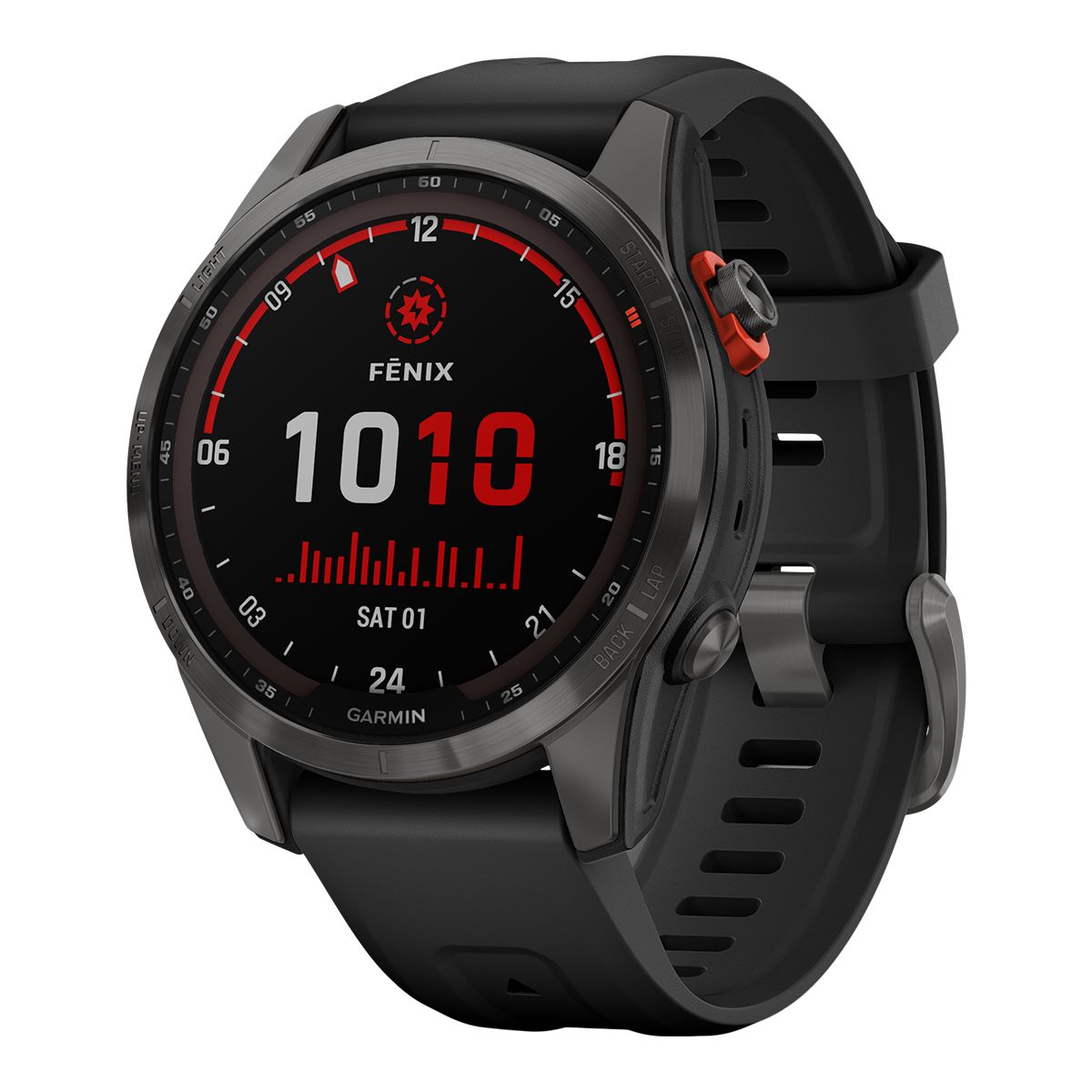 Garmin Fēnix® 7S Solar Edition Fitness Watch, 33 mm, Workout, Heart Rate Monitor