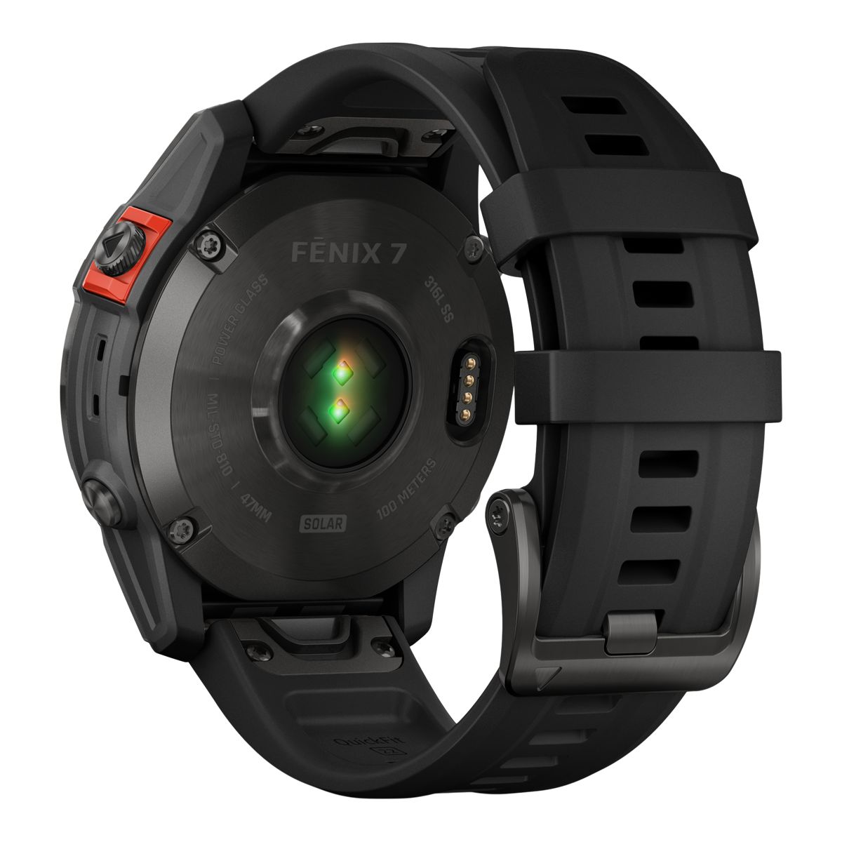 Garmin Fenix® 7 Solar Edition 33 mm Fitness Watch with Heart Rate Monitor