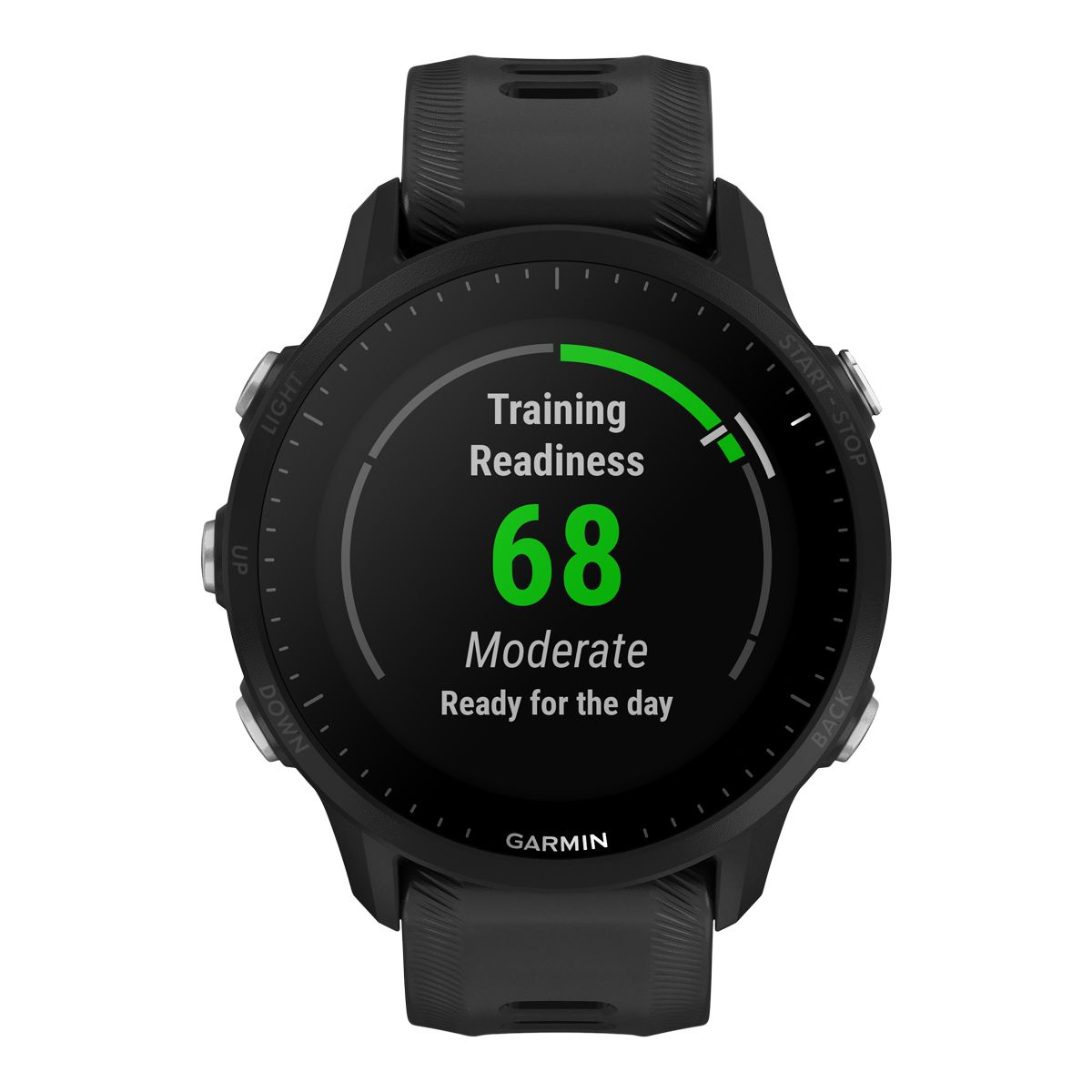 Garmin Forerunner® 955 Fitness Watch Front_Flat