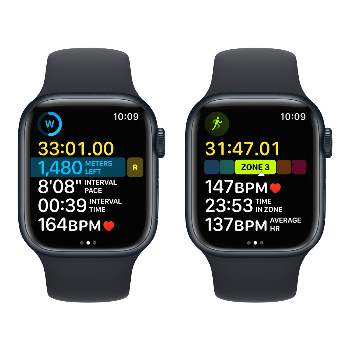 Apple Watch Series 8 (GPS+LTE) 41mm Midnight with Midnight Sport 