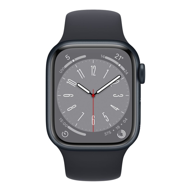 Apple Watch Series 8 (GPS+LTE) 41mm with Sport Band Front_Flat