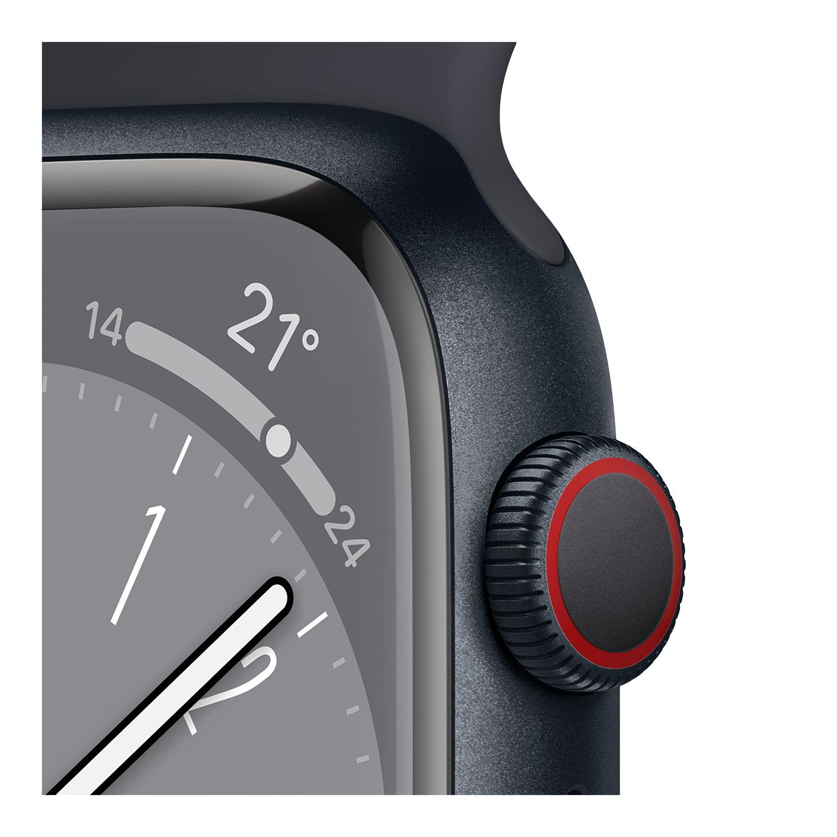 Apple Watch Series 8 (GPS+LTE) 45mm Midnight with Midnight Sport 