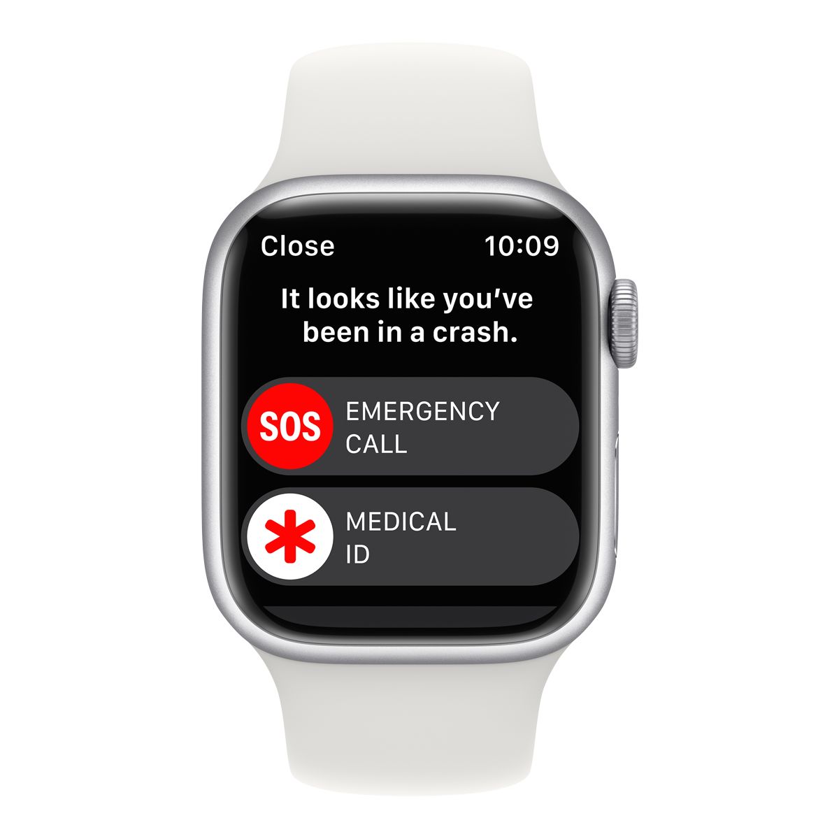 Apple Watch Series 8 (GPS+LTE) 41 mm Silver Front_Flat