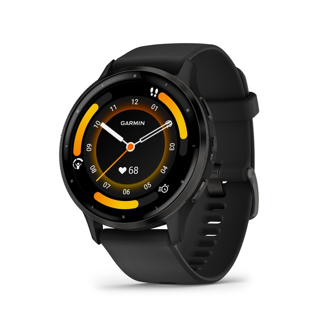 Garmin Venu® 3 Smartwatch Front_Three_Fourths_Angled_Left