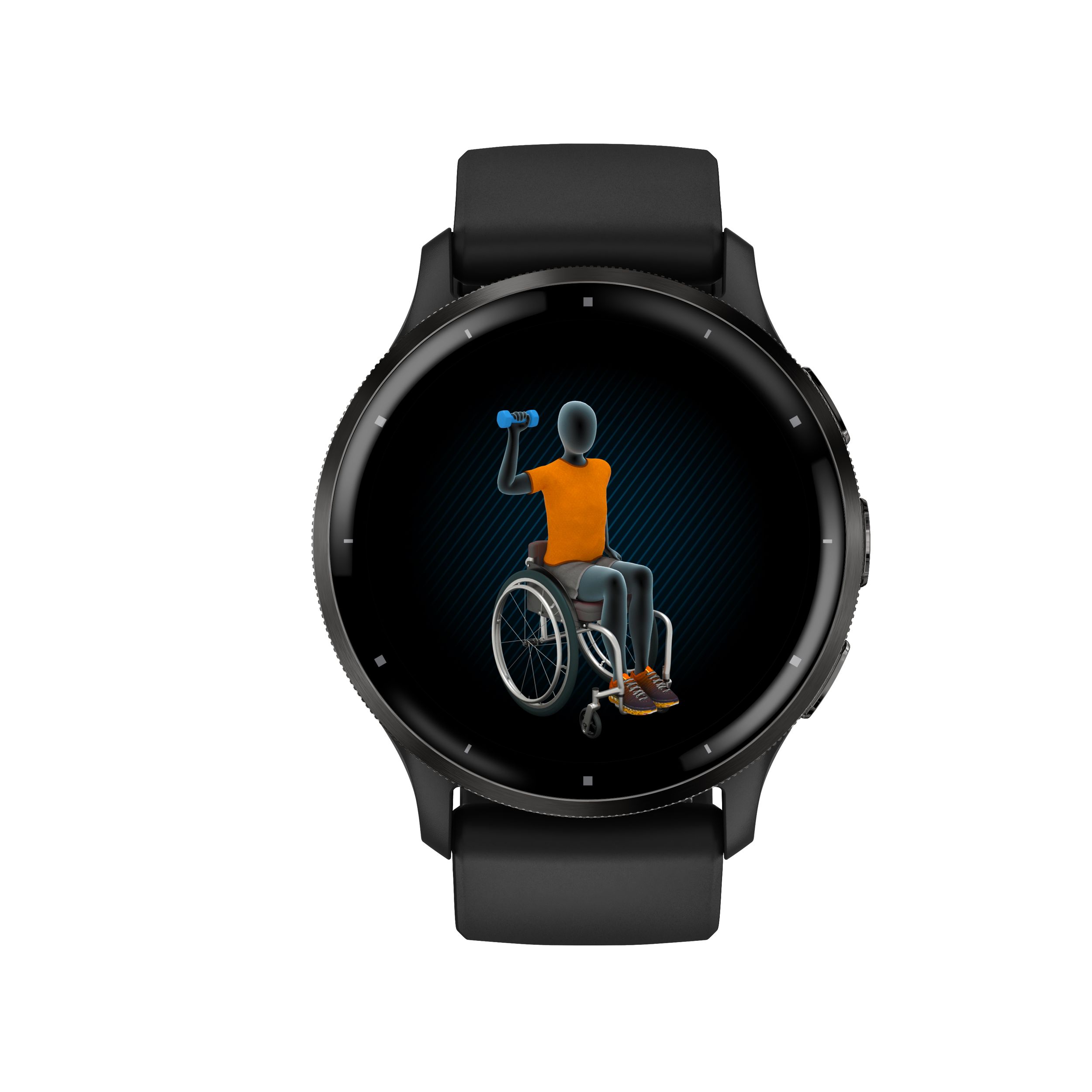 Garmin Venu® 3 Smartwatch Front_Flat