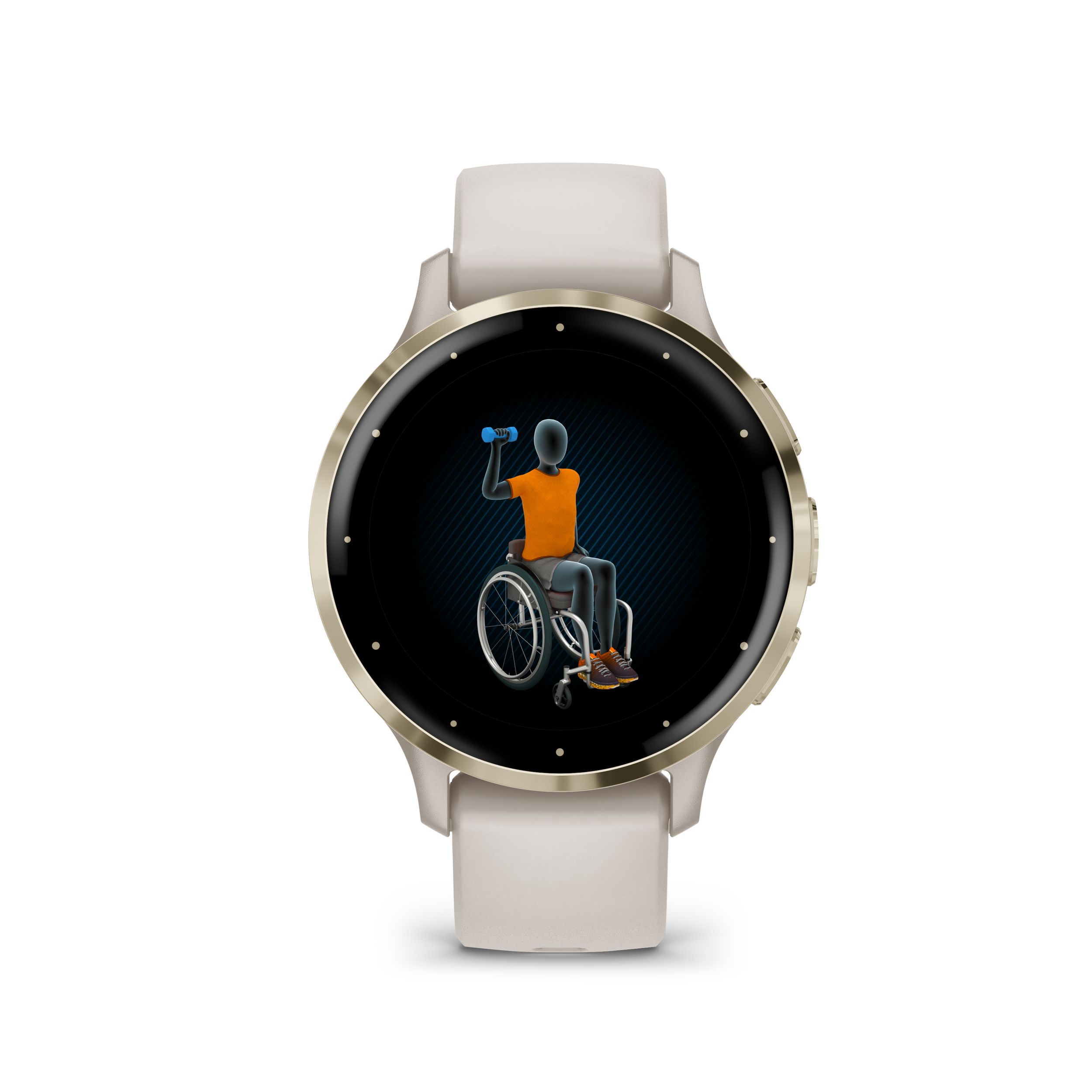 Garmin Venu® 3S Smartwatch Front_Flat
