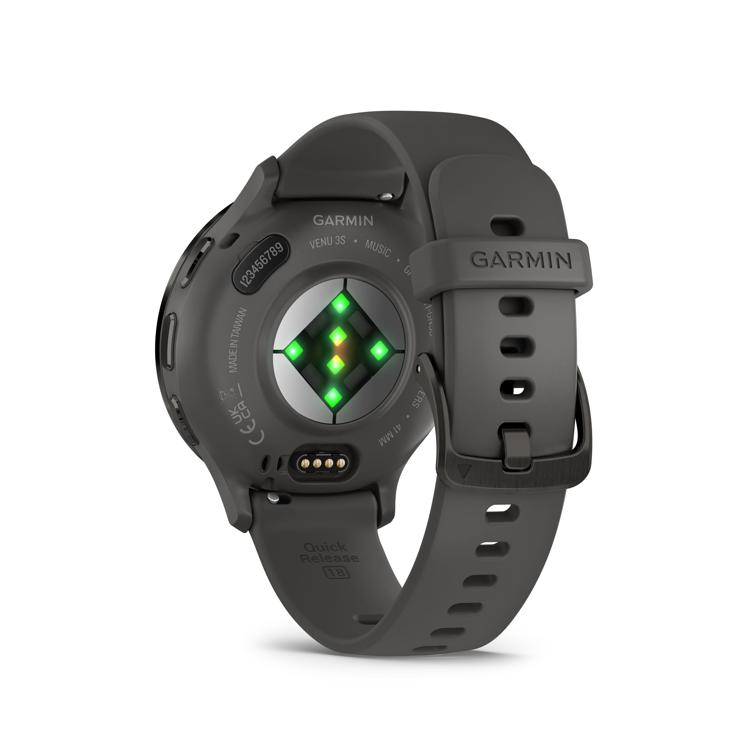 Garmin Venu® 3 Fitness Watch Back_Angled_Left