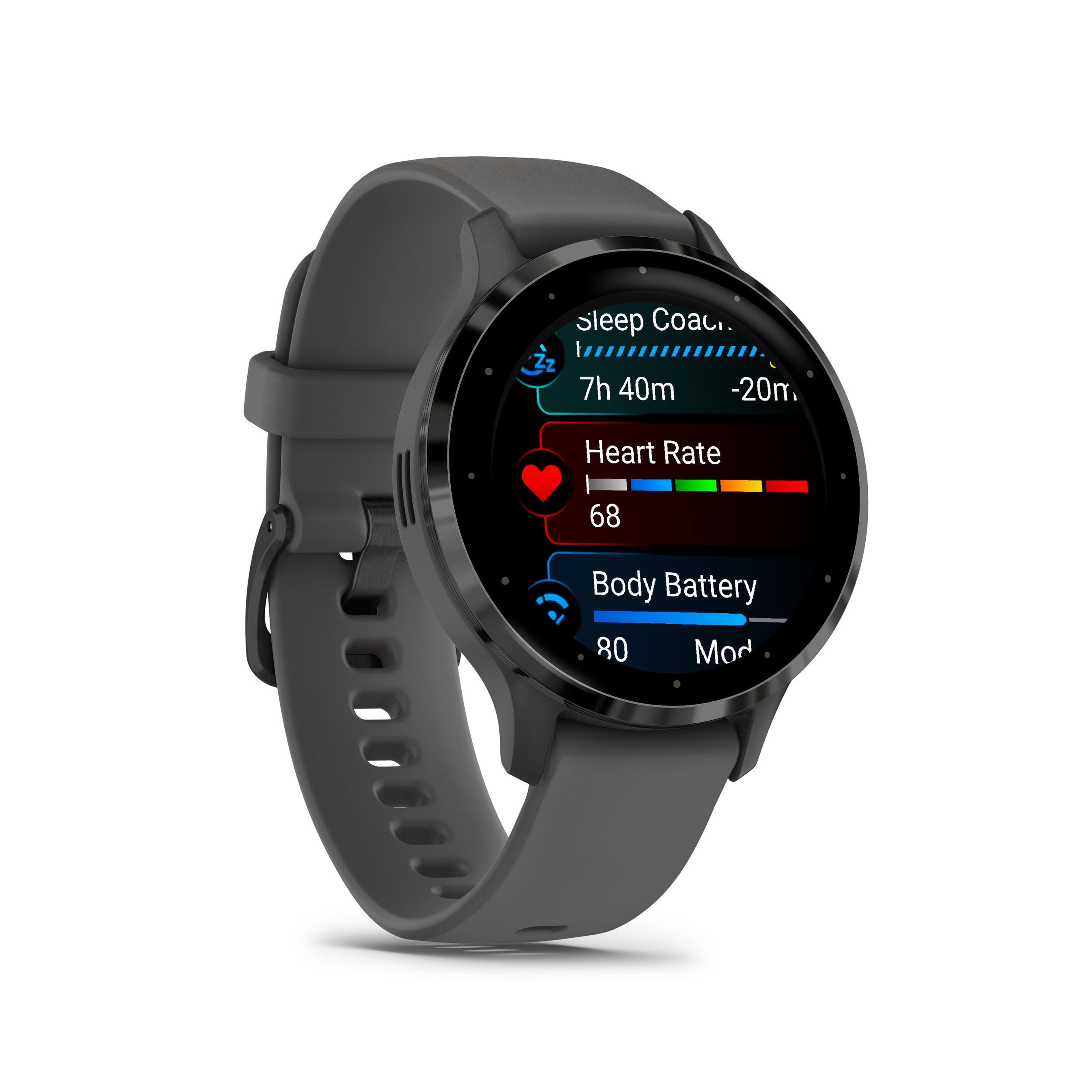 Garmin Venu® 3 Fitness Watch Front_Three_Fourths_Angled_Right