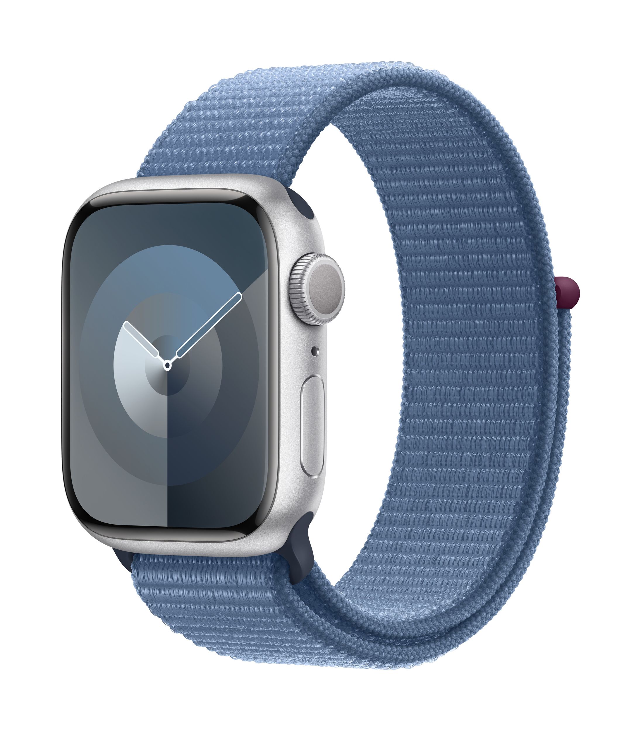 Apple Watch Series 9 (GPS) 41 mm with Sport Loop Front_Three_Fourths_Angled_Left