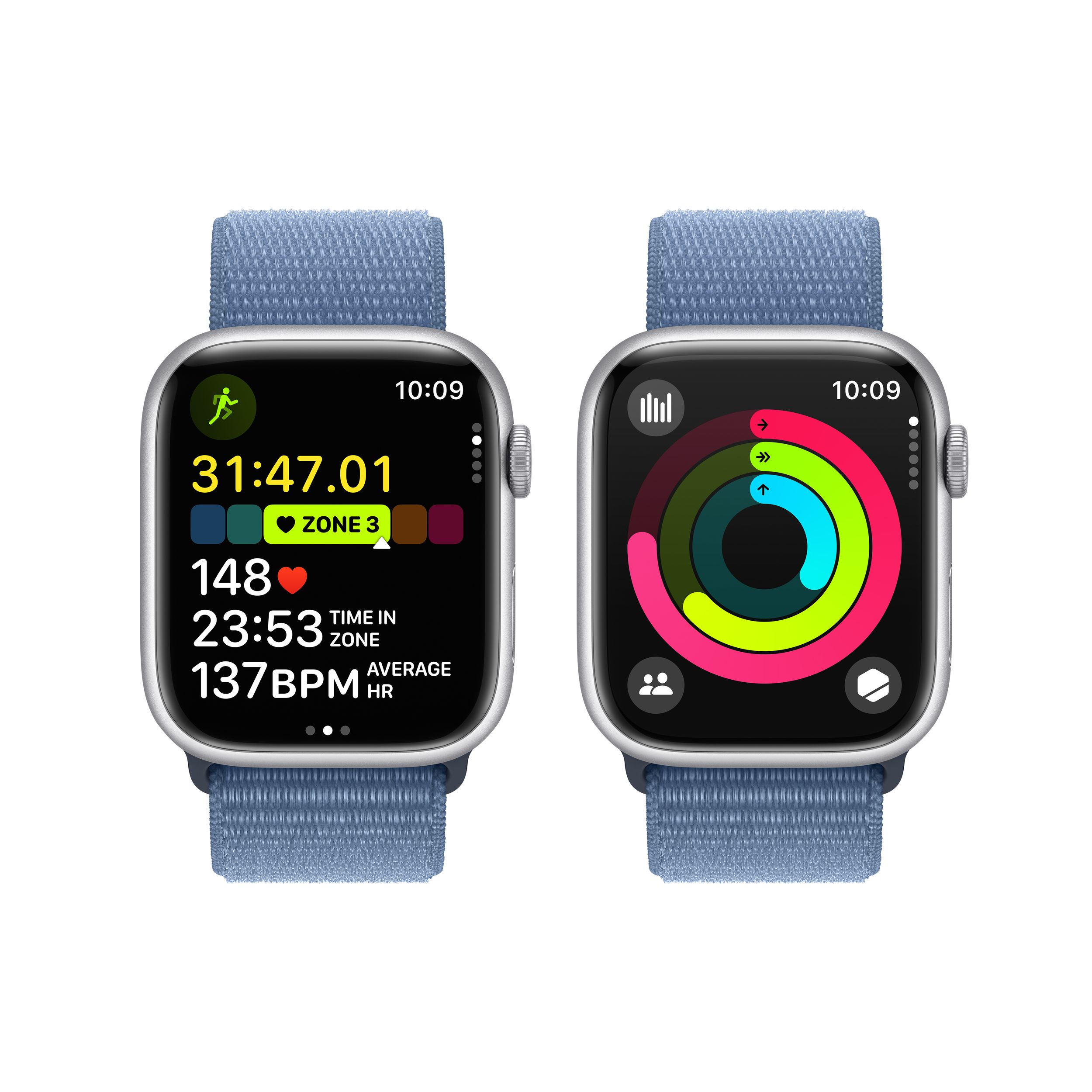 Apple Watch Series 9 (GPS) 45 mm Front_Flat