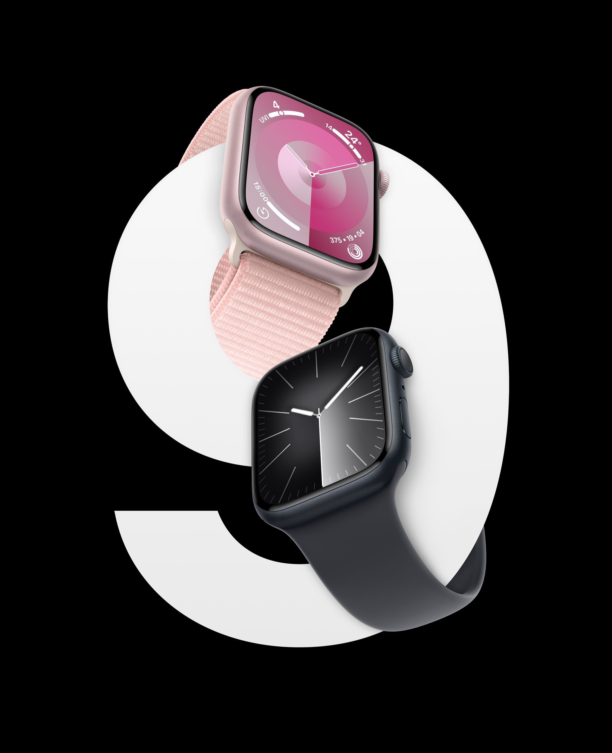 Apple Watch Series 9 (GPS + LTE) Midnight Composite_or_Mixed
