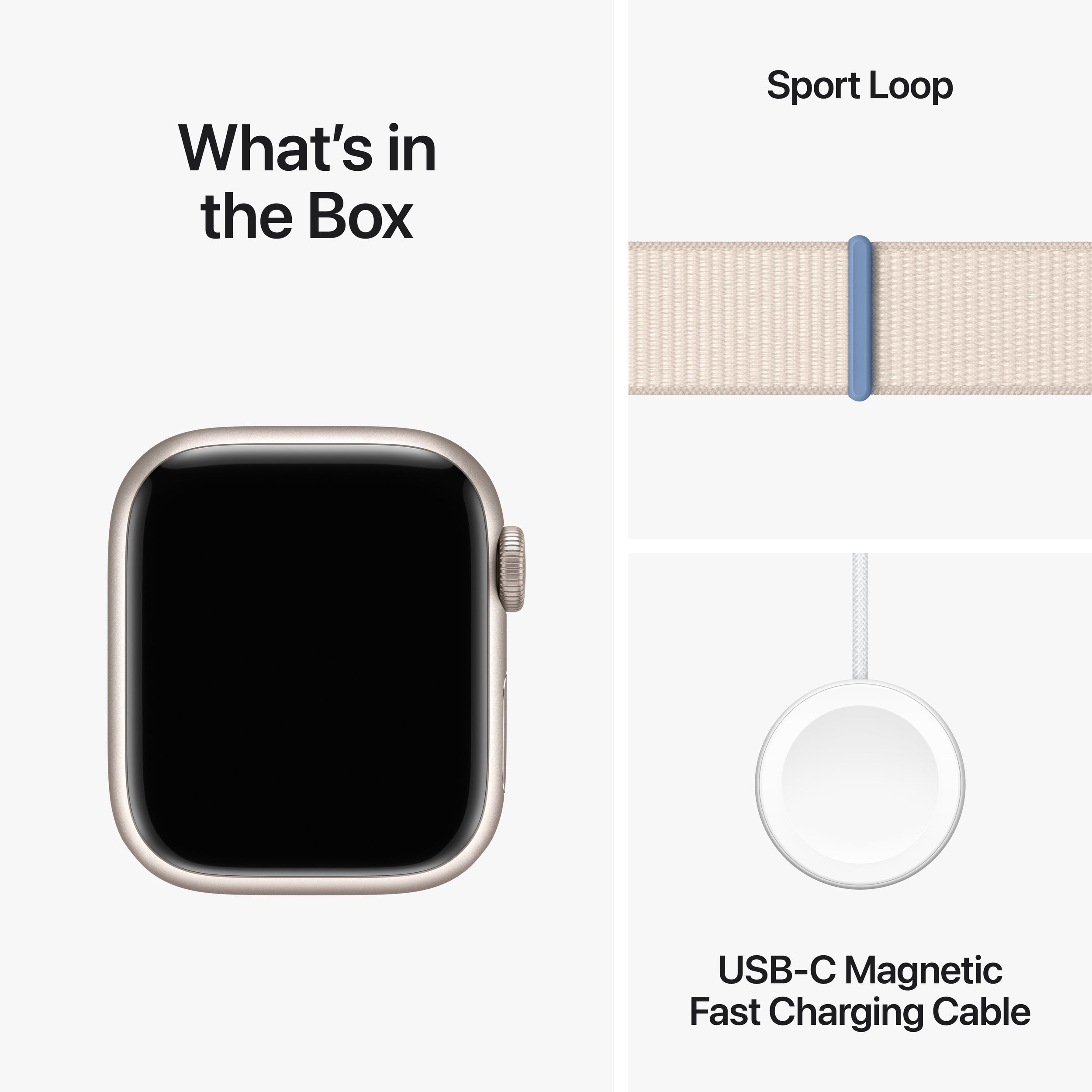 Apple Series 9 (GPS + LTE) 41mm Smartwatch with Sport Loop Composite_or_Mixed