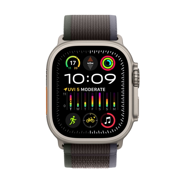 Apple Watch Ultra 2 (GPS + LTE) with Trail Loop Front_Flat